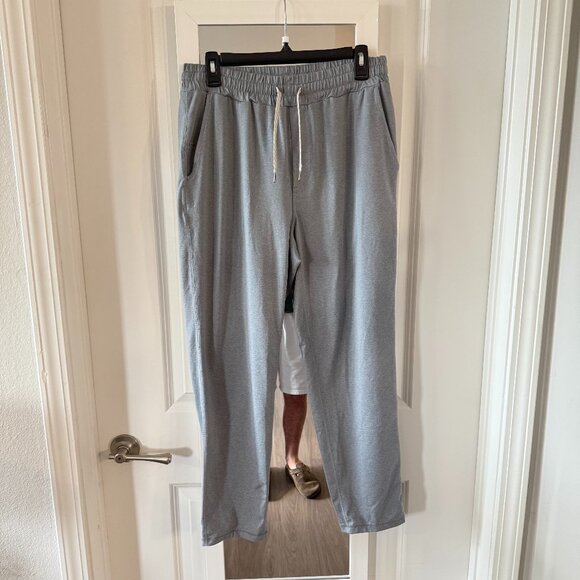 Men's Vuori Ponto Performance Pant Size Large Color Grey - Picture 1 of 4